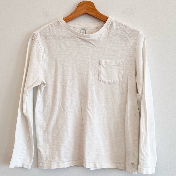 J. Crew GAP lot of 3 plaid flannel shirt and t-shirt boys size 12 bundle - Picture 11 of 13